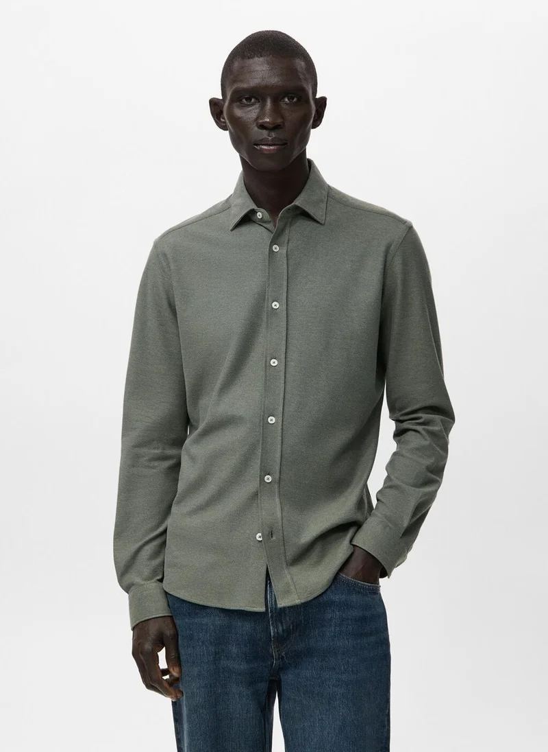 100% cotton slim-fit shirt